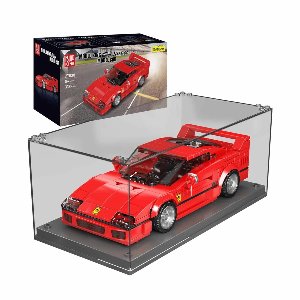 Mould King 27038 - Ferrari F40 - 338 onderdelen - Gratis Vitrinedoos -Past op bekende merken- Bouwset