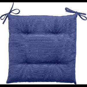 Hespéride Korai Stoelkussen met lintjes - Waterafstotend - Afneembare hoes - 40x40cm - Lavendel