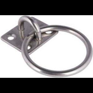 Aanleg-Ring 8 mm. Delta-Fix. RVS-A4.