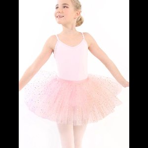 Dancer Dancewear® Tutu rokje meisje | Balletrokje voor meisje | Tutu rokje meisje roze | "Bella" | Maat 98/104 | Maat 4 jaar