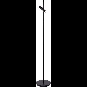 Atmooz - Vloerlamp Statement - Zwarte staande lamp - Stalamp - Hoogte 140 cm - Metaal - LED verlichting