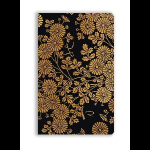 Flame Tree Soft Touch Journals- Uematsu Hobi: Box Decorated with Chrysanthemums (Soft Touch Journal)