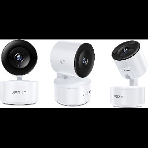 EDUP Beveiligingscamera 2K - 360° draaibaar - Binnen 1 minuut aangesloten - Beveiligingscamera's - Huisdiercamera - Beweeg en Geluidsdetectie - 2-Weg Audio