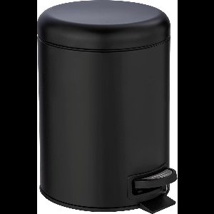 pedaal kubus roestvrij staal 5 l. , glans, helder