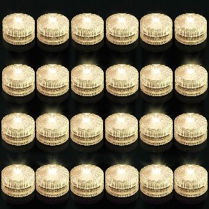 Ibenzoa® Waterdichte en veelzijdige led-theelichtjes voor sfeervolle decoratie zowel binnen als buiten