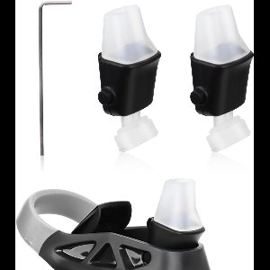 Allecto Plus - 2 Stuks Vervangende Tuit voor BPA-Vrije Deksels - Met Inbussleutel - Zacht Siliconen Mondstuk - Voor Aubrey Kids Waterfles