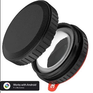 BlueTime - IPX8 Waterdichte Taghouder - Androidtag houder Ski - Androidtag houder Snowboard - Tagcase - Beschermhoes - Inclusief Tag! - Geschikt voor Android Find My Device