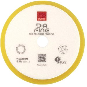 RUPES DA FOAM PAD MEDIUM YELLOW 180MM