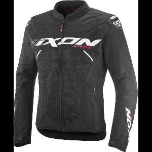 Ixon Ionix Zwart Wit Textiele Motorjas - Maat XXL - Jas