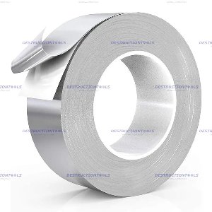 12 rollen 50M x 50mm (600M) aluminium (HVAC) tape (50mic)