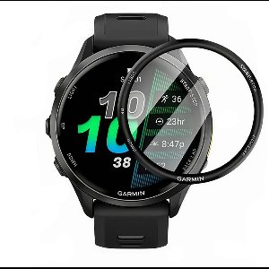 Screenprotector geschikt voor Garmin Forerunner 570 - 47 mm - Volledige cover - Hoge kwaliteit screen protector - PMMA – 47mm - 1 stuk - TechDefend