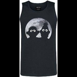 Sesame Street Ernie und Bert - Moonlight Heren Tanktop - zwart - L