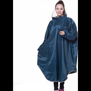 Fuegobird - Poncho Regenponcho - Fiets Wandel Motor - Outdoor Poncho - Kwaliteit Poncho - One size - Unisex Cyan