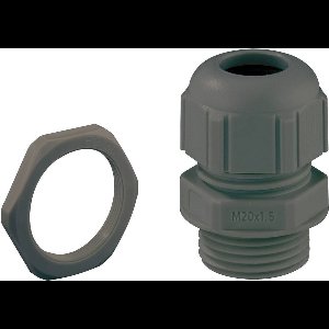 Spelsberg 22702501 Wartel Slagvast, Met trekontlasting, Met borgmoer M25 Kunststof Zwart 1 stuk(s)