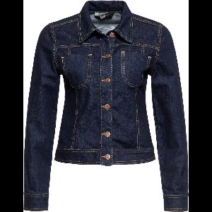 Queen Kerosin Damen Rockn'n Roll Rebel Queen Denim Workwear Jacke Denim-M