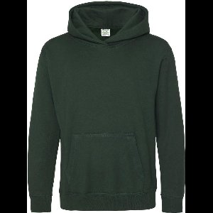 Just Hoods Kids Hoodie Bottle Green Maat 3/4 (XS)