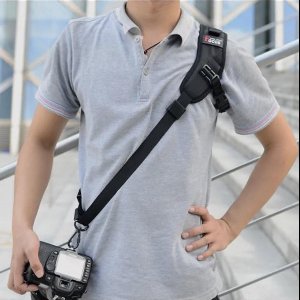 Focus F-1 Quick Rapid Schouder Sling Riem Nekband voor Camera SLR DSLR – Schouderband - Camera Strap – Schouderriem - Nek Strap - Stabilisator --- FAIRCO®