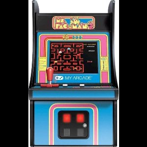 Mini Retro Arcade Bollard - My Arcade - Ms PAC-MAN