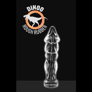 Dinoo Dildo Paralitian 30 x 8 cm - transparant