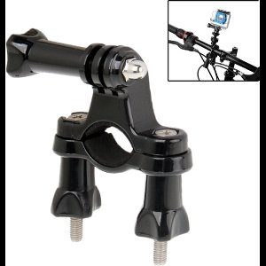 Universele fietsstuur Zadelpenbevestiging - Zwart