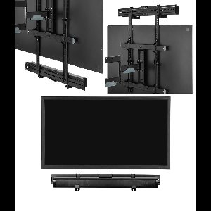Soundbar beugel universeel - montage onder of boven tv - wandmontage