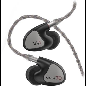 Westone Audio MACH 70 In-Ear Monitor – Zevenvoudige Driver – 5 Hz – 22 kHz – Linum Estron UltraBaX-kabel – Zwart