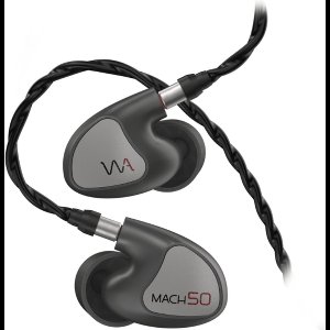 Westone Audio MACH 50 In-Ear Monitor – Vijfvoudige Driver – 10 Hz – 20 kHz – Linum Estron SuperBaX-kabel – Zwart