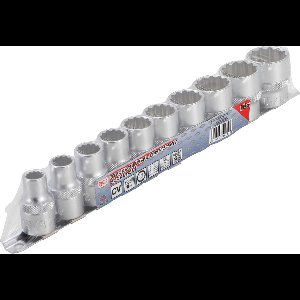 BGS Doppenset 9114 - 1/2" - 10-delig - 12-Kant - 3/8" t/m 15/16"