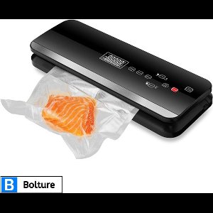 Bolture Vacumeermachine - Vacuumzakken - Vacuum - Vacumeerapparaat met Touchscreen - Vacuumsealer met Wijnbewaaraccessoire - 120W - 240V