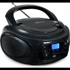 Bigben CD62 - Radio CD speler voor kinderen - Bluetooth/USB - Zwart