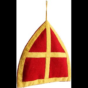 Beekwilder LVT Sint - Sinterklaas Mijter -L - Vilt