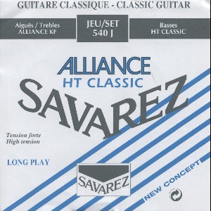 snarenset klassieke gitaar - 540-J - KF composite fiber silverwound HT classic basses hard tension