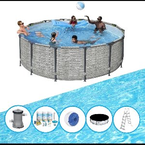 Bestway - Zwembad Steel Pro MAX - Zwembadpakket - 427x122 cm