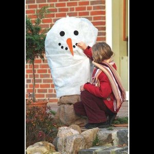 Beschermhoes planten - sneeuwman - 130 x 150 cm
