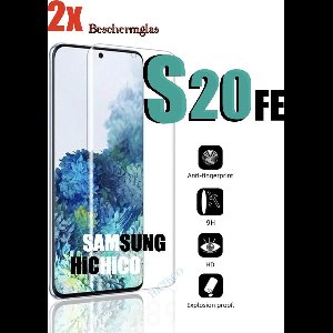 2pcs Samsung Galaxy S20 FE Screenprotector Glas, Tempered Glass, Glass, Beschermglas, Samsung Galaxy S20 FE Screenprotector Glas, Samsung S20 FE Screen Protector - Screenprotector Samsung S20 FE, Glazen bescherming 2.5D 9H 0.3mm - HiCHiCO