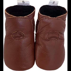 BabySteps winterlaarsjes Effen Kastanje bruin maat 16/17