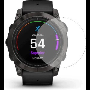 Screenprotector Geschikt Voor Garmin Epix Pro 2 – 51 mm - Volledige cover - Hoge kwaliteit screen protector – 9H Tempered Glass – 51 mm - 1 stuks