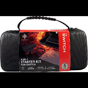 Deltaco Nintendo Switch Starter Kit - Screenprotector - Hardshell Case - Snellader - Oplaadkabel - Zwart