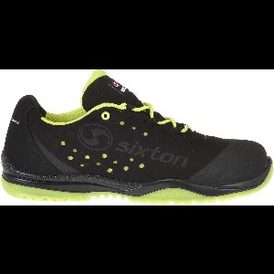 Sixton 91328-01 Cuban LG S1P ESD - Zwart/Geel - 39