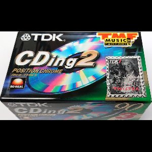 TDK 3-pack CDing 90 2 Position Chrome Cassettebandjes TMF Edition