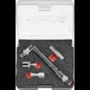 Kunststof carterplug sleutel set voor het vakkundig verwijderen van kunststof carterpluggen