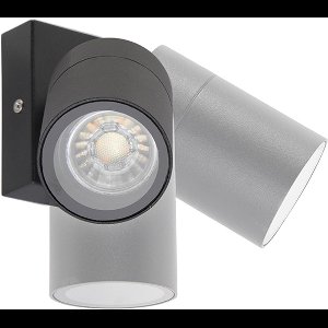 QAZQA solo - Moderne Wandlamp voor buiten - 1 lichts - D 9.5 cm - Zwart - Buitenverlichting