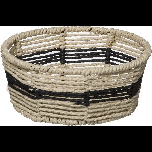 5Five Amazoni Fruitmand - 30 cm - Fruitschaal - Schaal - Zwart / Naturel