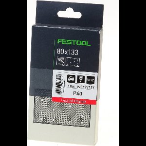 Festool STF 80x133 P40 Granat Schuurstroken VE=10 - 497127