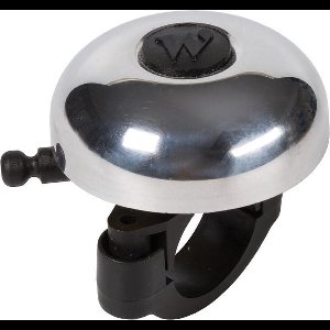 Fietsbel Widek Race Retro - gepolijst aluminium (op kaart)