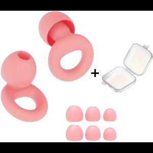 BMJ Trading® - Oordopjes Sport - Earplugs - Reizen - Overprikkeling - Earplugs - Roze - SNR 26 dB Demping - Inclusief Opbergdoosje - Festival Oordopjes - Herbruikbare Gehoorbescherming - Siliconen voor Slaap en Gevoeligheid - 8 Dop
