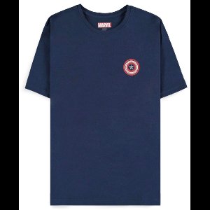 Captain America Brave New World - Captain America - Wings Heren T-shirt - marineblauw - S