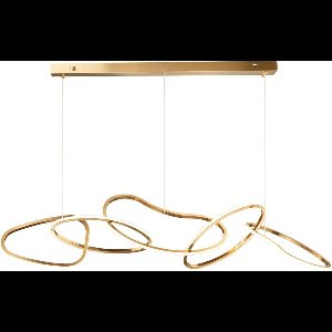 Toolight App1054-Cp Hanglamp Goud 115X40X40Cm