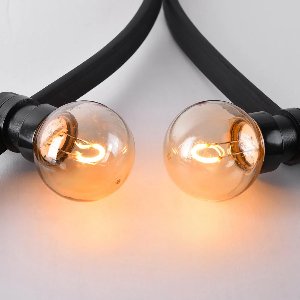 LumenXL lichtsnoer voor buiten 73 meter - 150 1 watt U-vorm filament LED lampen 2200K - IP20 dimmer