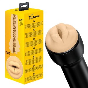 Kiiroo Pocket Pussy Victoria Mouth - Masturbator voor Man - Realistisch en Zacht - Geoptimaliseerd voor Keon en PowerBlow - FeelStar Masturbators
